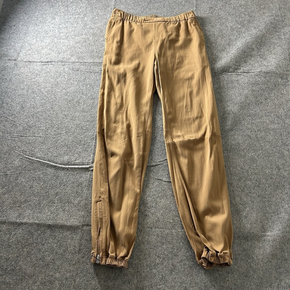 Lululemon Joggers Womens 2 Essential Affinity Mid Rise Brown Drawstring